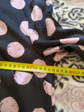 Vestido MNG lunares rosa talla S