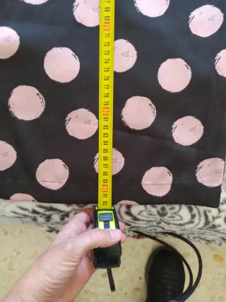 Vestido MNG lunares rosa talla S