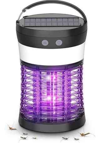 2 Lampade Antizanzare USB Solare Ricaricabili