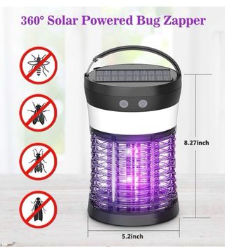 2 Lampade Antizanzare USB Solare Ricaricabili