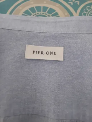 Camicia uomo Pier One azzurra tg XL