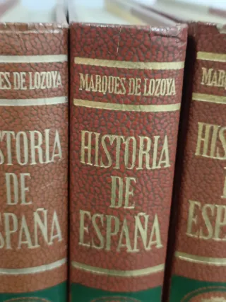 6 Tomos Historia De España - Marques De Lozoya