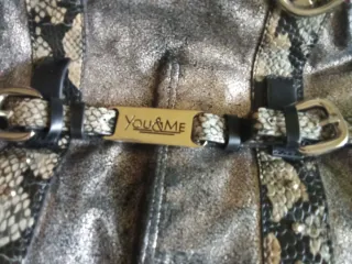 Borsa donna You&Me pelle pitonata