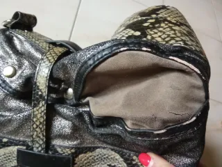 Borsa donna You&Me pelle pitonata