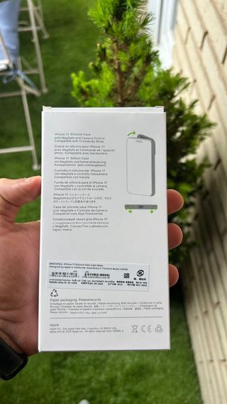 Funda iPhone 17 Silicona Verde
