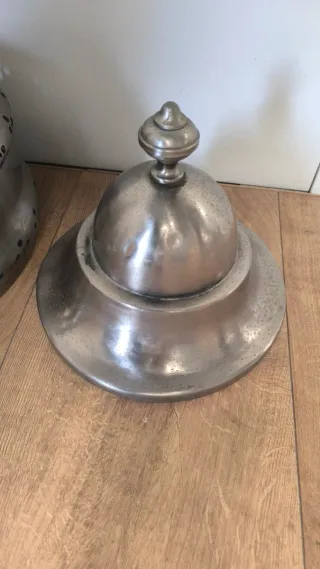 CAFETERA SAMOVAR GRANDE ANTIGUA 2 CONPARTIMENTOS