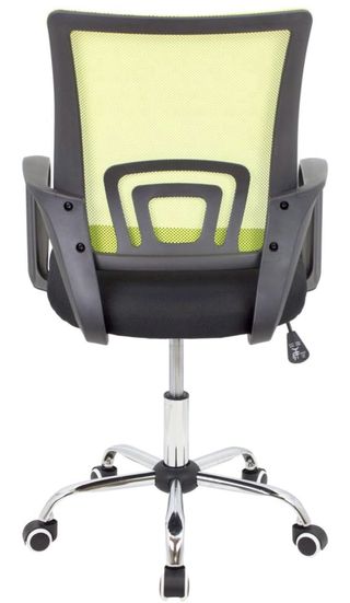 Silla Oficina Ergonómica Negra y amarilla