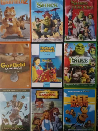 DVDs Películas Infantiles Animación