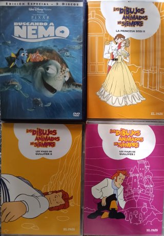 DVDs Películas Infantiles Animación