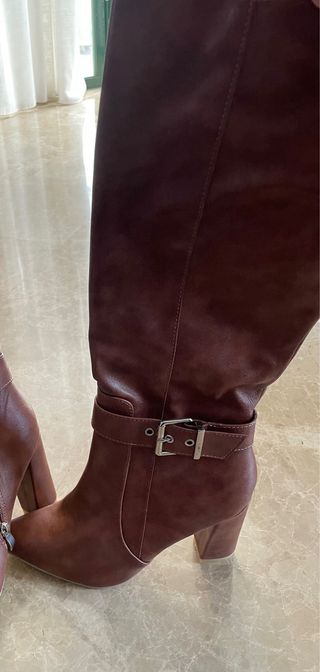 Botas altas tacón 10cm Talla 39