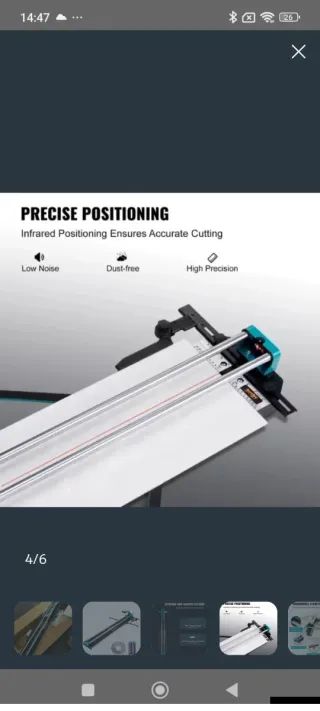 Cortadora azulejos 120cm