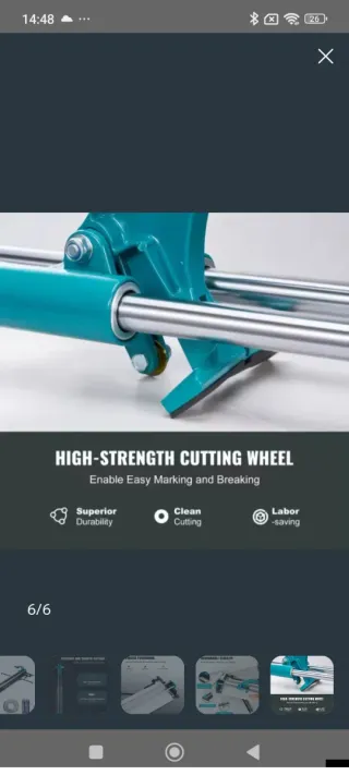 Cortadora azulejos 120cm