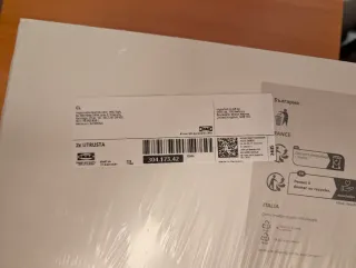 Baldas Utrusta Ikea Blancas 30x37 cm