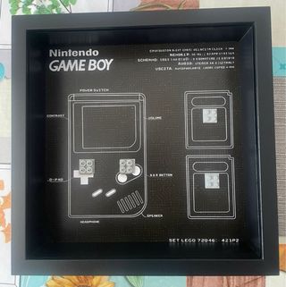 Vetrina Display Case per Lego Game Boy