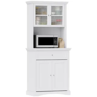 Alacena Cocina Blanca con Cajón y Estantes