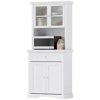 Alacena Cocina Blanca con Cajón y Estantes