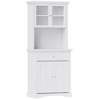 Alacena Cocina Blanca con Cajón y Estantes