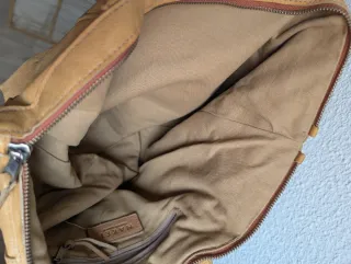 Bolso Hakei Piel Beige