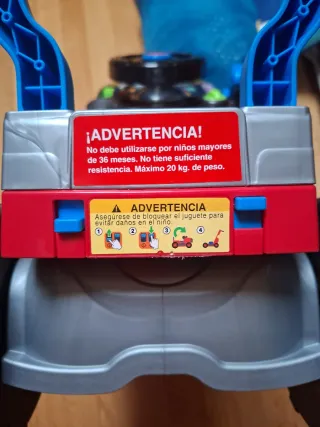 Correpasillos musical con volante