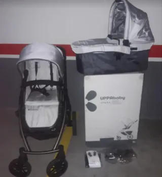 Silla de paseo y capazo bebé Uppababy vista