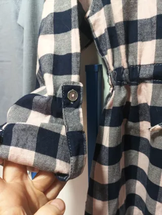 Camisa de cuadros para niña