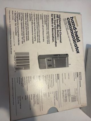 Maxon 49-HD Walkie Talkie Vintage Comunicador