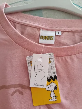 Camiseta Maternidad Snoopy Peanuts Talla M