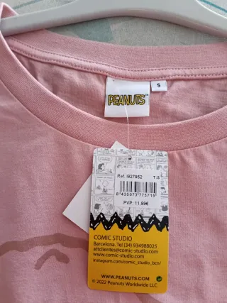 Camiseta Maternidad Snoopy Peanuts Talla M