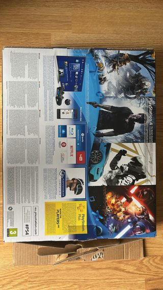 Pack PS4 + 6 Juegos + Mando Negro Lista para jugar