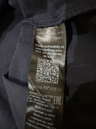 Camiseta Emporio Armani Logo Azul Marino Talla L