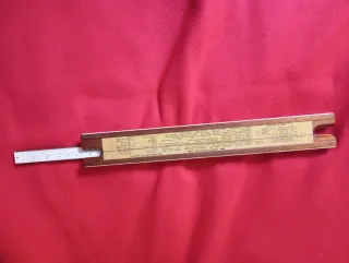 Regla de cálculo vintage 1452