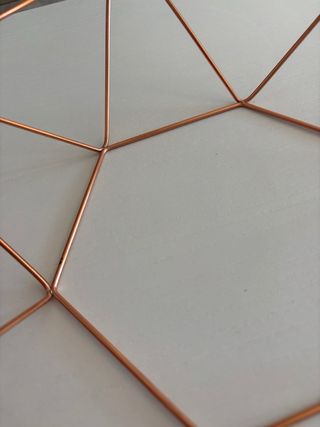 Lámpara Techo Geométrica Cobre
