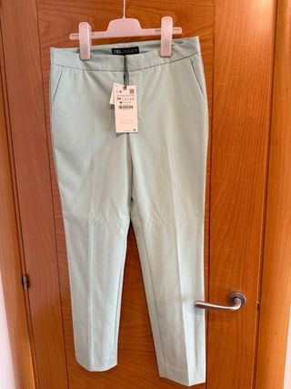 Traje Zara Mujer Verde Menta