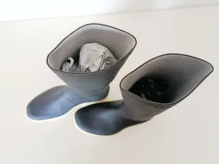 Botas de agua Decathlon negras