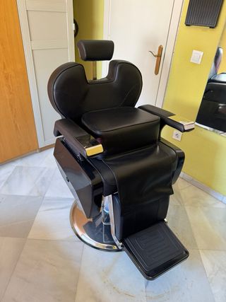 Sillón de barbería profesional