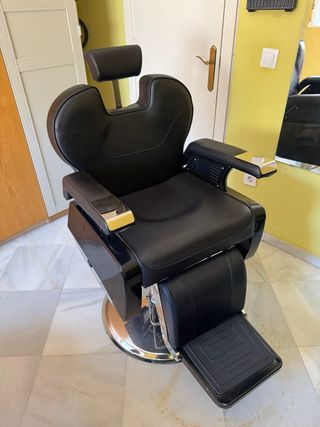 Sillón de barbería profesional