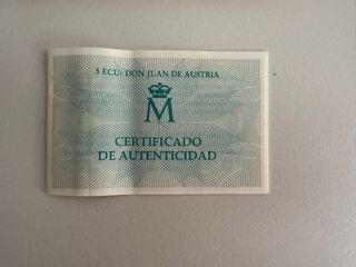 Moneda Plata 5 ECU La Marina Española 1995
