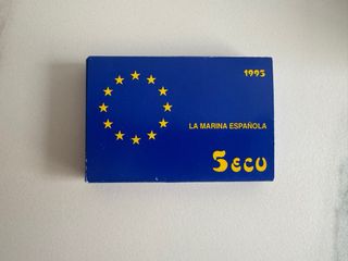 Moneda Plata 5 ECU La Marina Española 1995