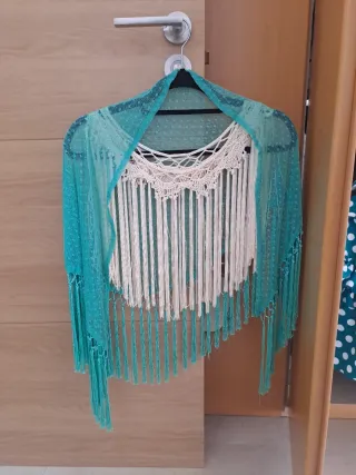 Traje Flamenca Turquesa Talla 42/44