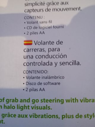 Volante wireless Xbox 360 Speed Wheel