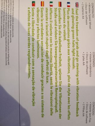 Volante wireless Xbox 360 Speed Wheel