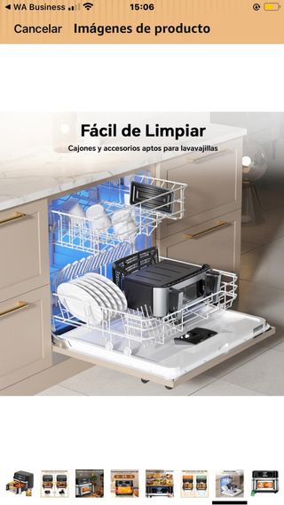 Freidora de Aire 12L Doble Cesta