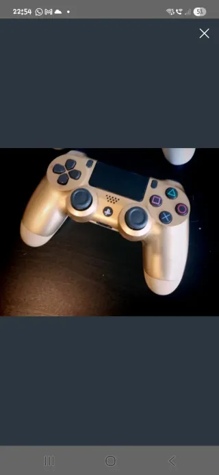 (NUEVO)Mando PS4 Dualshock 4 Inalámbrico Dorado