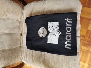 Bolso Isabel Marant Negro y Plateado