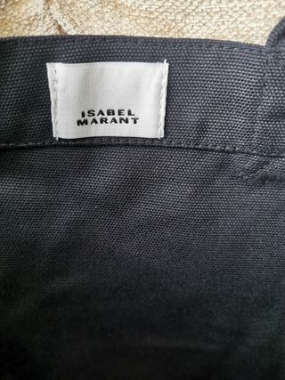 Bolso Isabel Marant Negro y Plateado