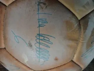 Lote Real Madrid: Balón y Sello Vintage