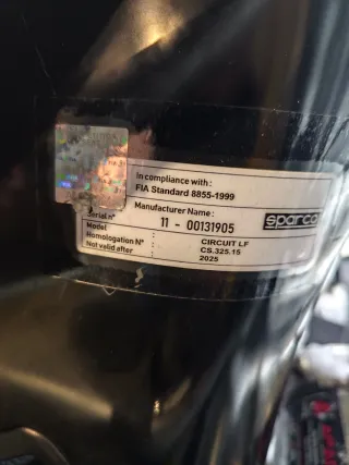 Baquet Sparco Circuit