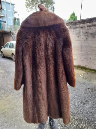 Pelliccia Castorino Marrone
