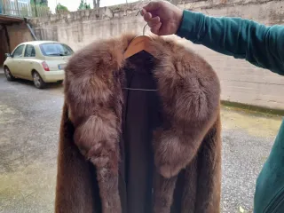 Pelliccia Castorino Marrone