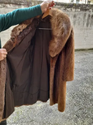 Pelliccia Castorino Marrone